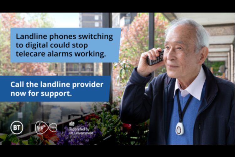 Call the landline provider now for support.